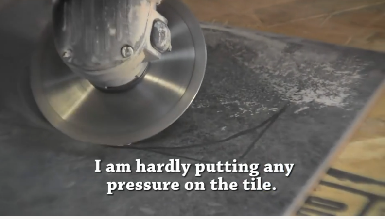 How To Cut Porcelain Tile Around The Toilet Flange
